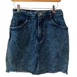 Vintage 80s Jordache denim jean Mini Skirt